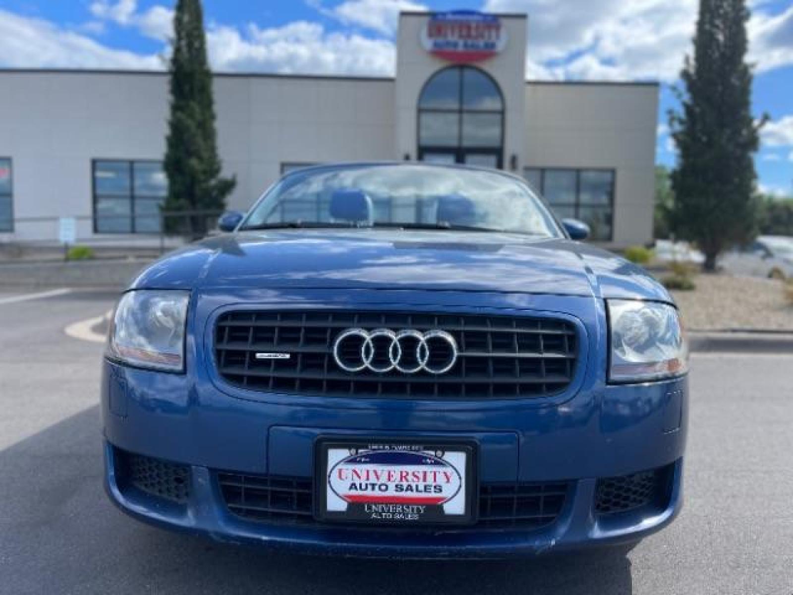 2004 Moro Blue Pearl Effect with Black Convertible Roof Audi TT Roadster quattro (250 hp) (TRUUF28NX41) with an 3.2L V6 DOHC 20V engine, 6-Speed Automatic transmission, located at 3301 W Hwy 13, Burnsville, MN, 55337, (952) 460-3200, 44.775333, -93.320808 - Photo #1