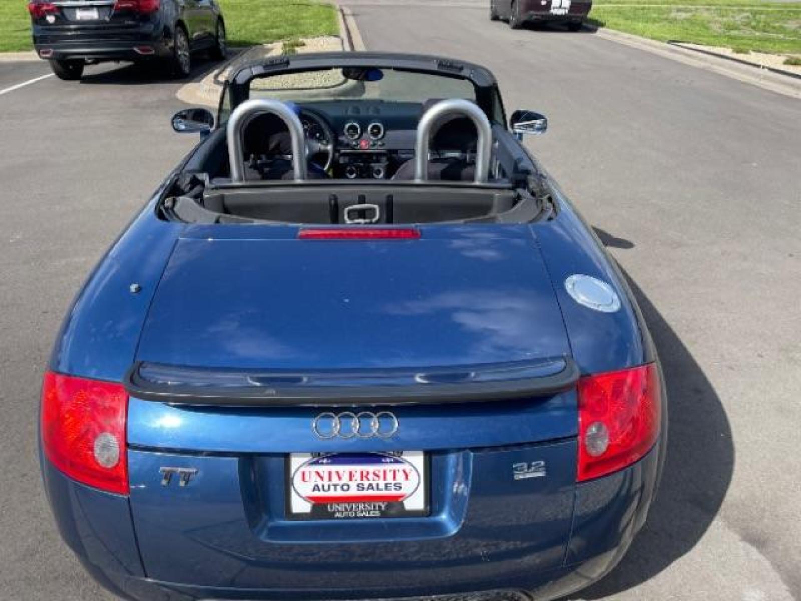 2004 Moro Blue Pearl Effect with Black Convertible Roof Audi TT Roadster quattro (250 hp) (TRUUF28NX41) with an 3.2L V6 DOHC 20V engine, 6-Speed Automatic transmission, located at 3301 W Hwy 13, Burnsville, MN, 55337, (952) 460-3200, 44.775333, -93.320808 - Photo #5