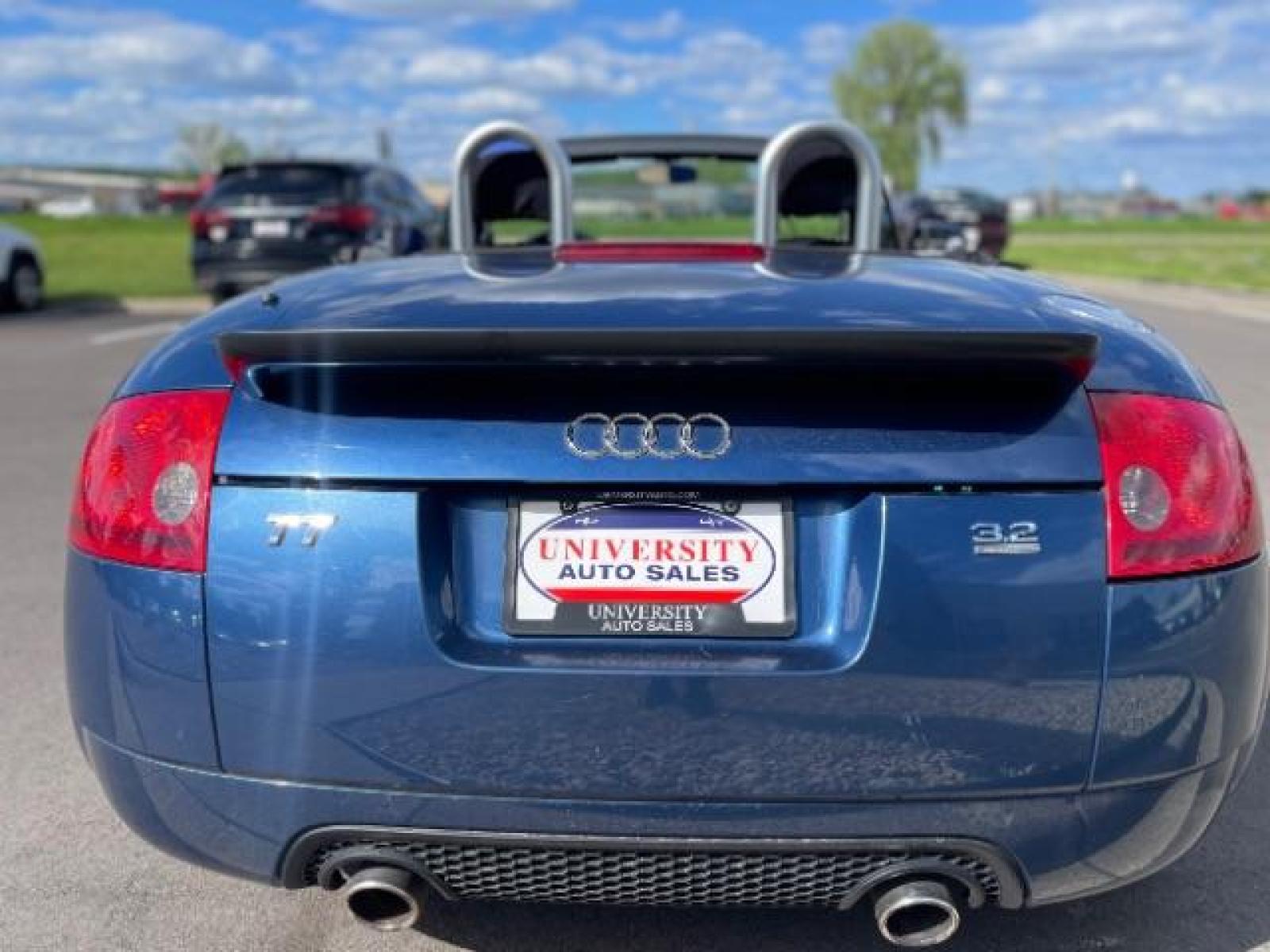 2004 Moro Blue Pearl Effect with Black Convertible Roof Audi TT Roadster quattro (250 hp) (TRUUF28NX41) with an 3.2L V6 DOHC 20V engine, 6-Speed Automatic transmission, located at 3301 W Hwy 13, Burnsville, MN, 55337, (952) 460-3200, 44.775333, -93.320808 - Photo #6