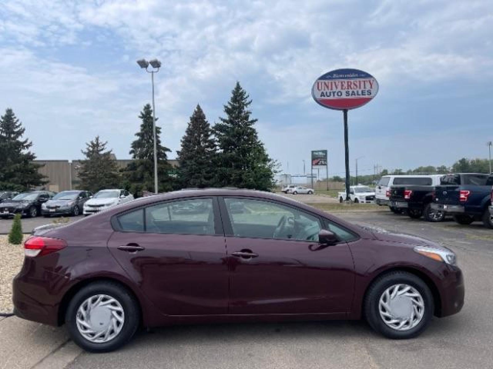 2017 Garnet Red /Black, cloth Kia Forte LX 6A (3KPFL4A76HE) with an 2.0L L4 DOHC 16V engine, 6-Speed Automatic transmission, located at 3301 W Hwy 13, Burnsville, MN, 55337, (952) 460-3200, 44.775333, -93.320808 - Photo #6