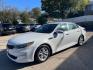2017 Snow White Pearl Kia Optima LX (5XXGT4L3XHG) with an 2.4L L4 DOHC 16V engine, 6-Speed Automatic transmission, located at 745 S Robert St, St. Paul, MN, 55107, (651) 222-2991, 44.923389, -93.081215 - Photo#0