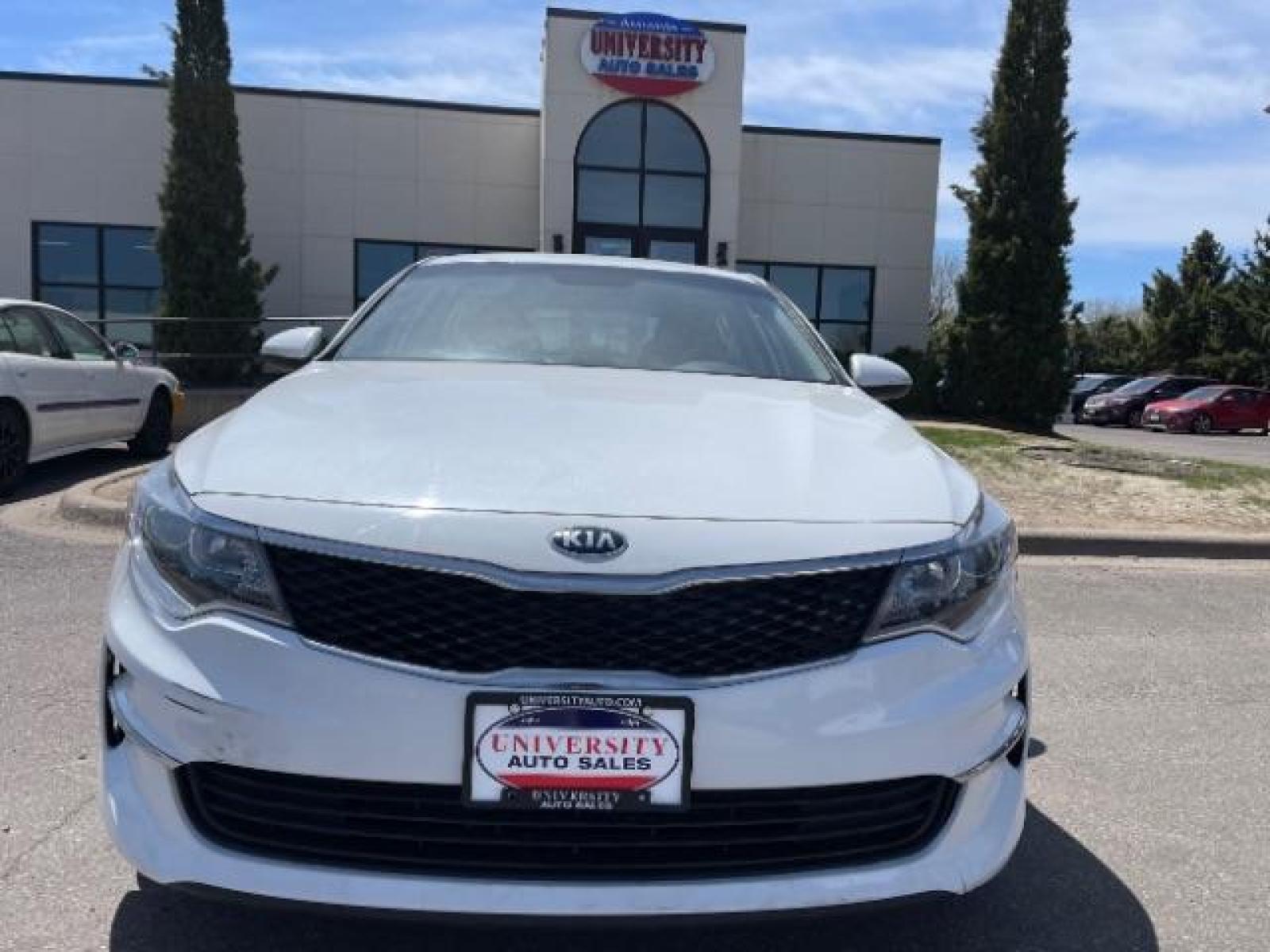 2017 Snow White Pearl Kia Optima LX (5XXGT4L3XHG) with an 2.4L L4 DOHC 16V engine, 6-Speed Automatic transmission, located at 745 S Robert St, St. Paul, MN, 55107, (651) 222-2991, 44.923389, -93.081215 - Photo #19