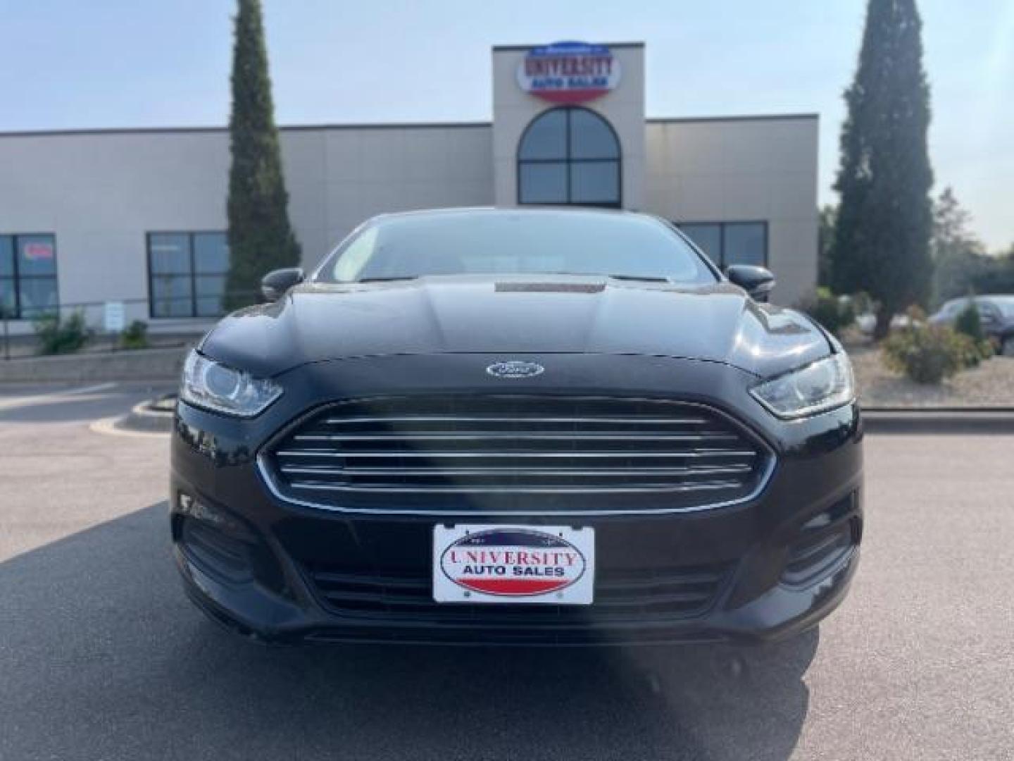 2016 Shadow Black Ford Fusion SE (3FA6P0HD4GR) with an 1.5L L4 DOHC 16V engine, 6-Speed Automatic transmission, located at 745 S Robert St, St. Paul, MN, 55107, (651) 222-2991, 44.923389, -93.081215 - Photo#1