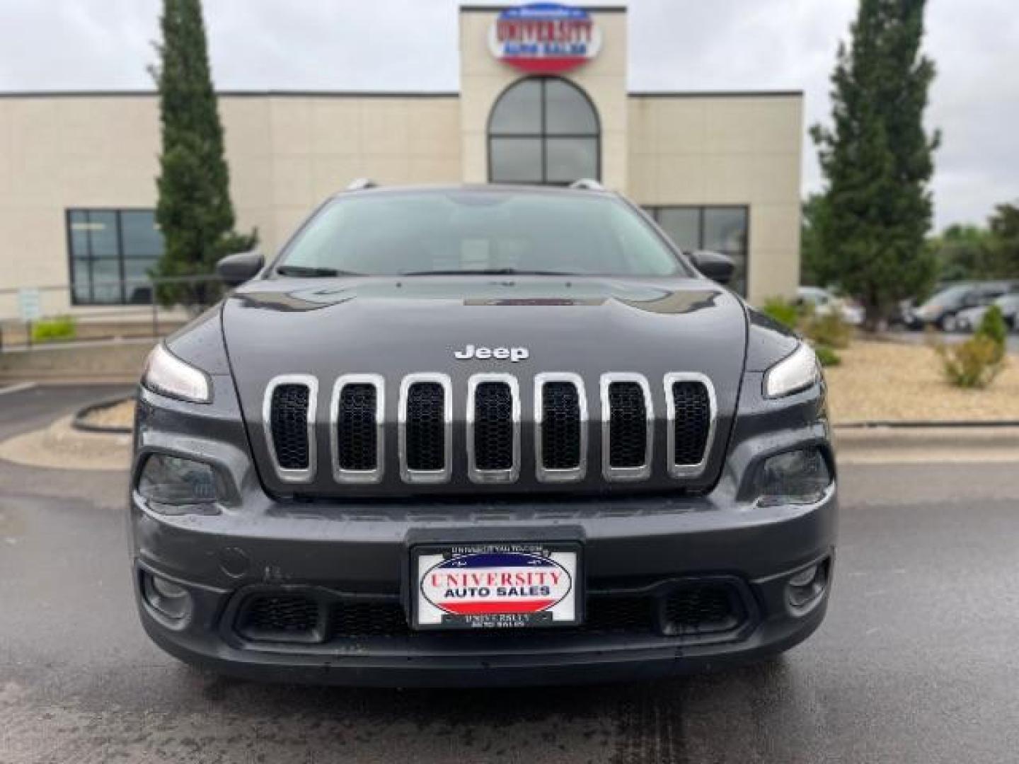 2017 Granite Metallic Cle Jeep Cherokee Latitude FWD (1C4PJLCB5HW) with an 2.4L L4 DOHC 16V engine, 9-Speed Automatic transmission, located at 745 S Robert St, St. Paul, MN, 55107, (651) 222-2991, 44.923389, -93.081215 - Photo#1