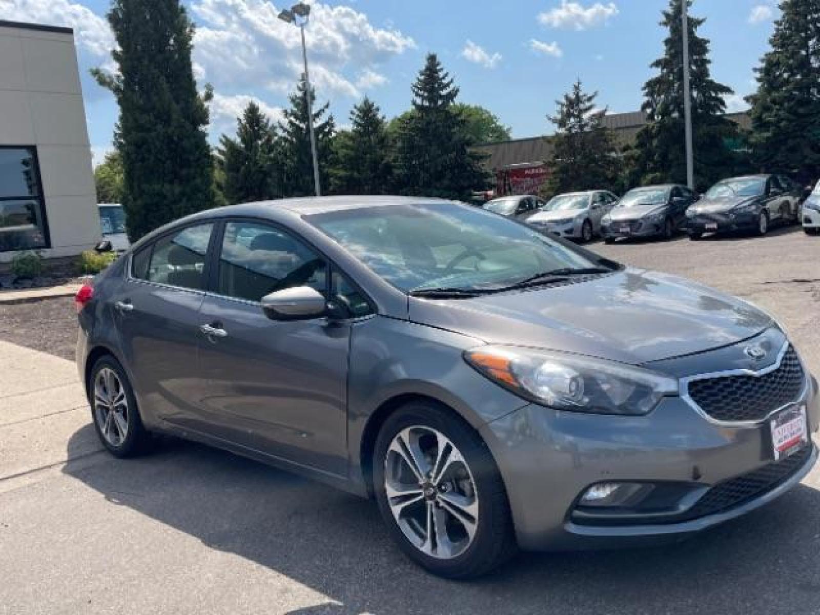 2016 Graphite Steel Kia Forte EX (KNAFX4A84G5) with an 2.0L L4 DOHC 16V engine, 6-Speed Automatic transmission, located at 3301 W Hwy 13, Burnsville, MN, 55337, (952) 460-3200, 44.775333, -93.320808 - Photo #7