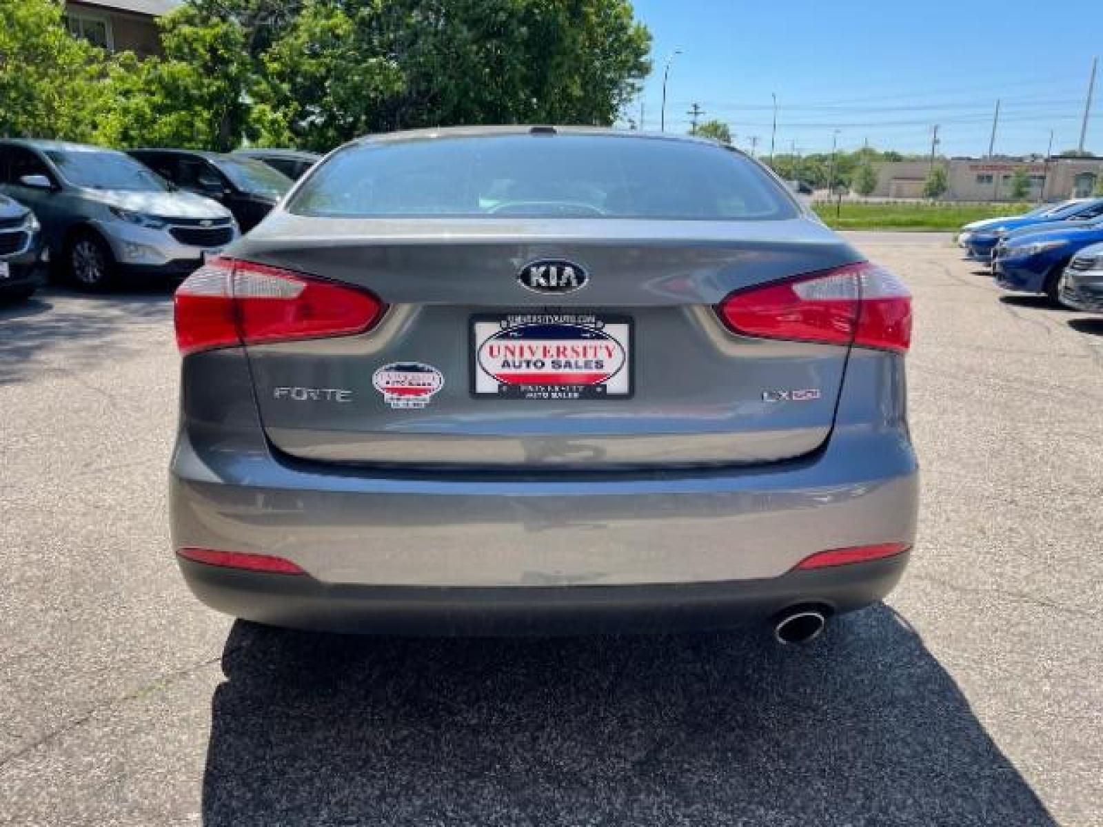 2016 Graphite Steel Kia Forte EX (KNAFX4A84G5) with an 2.0L L4 DOHC 16V engine, 6-Speed Automatic transmission, located at 3301 W Hwy 13, Burnsville, MN, 55337, (952) 460-3200, 44.775333, -93.320808 - Photo #3
