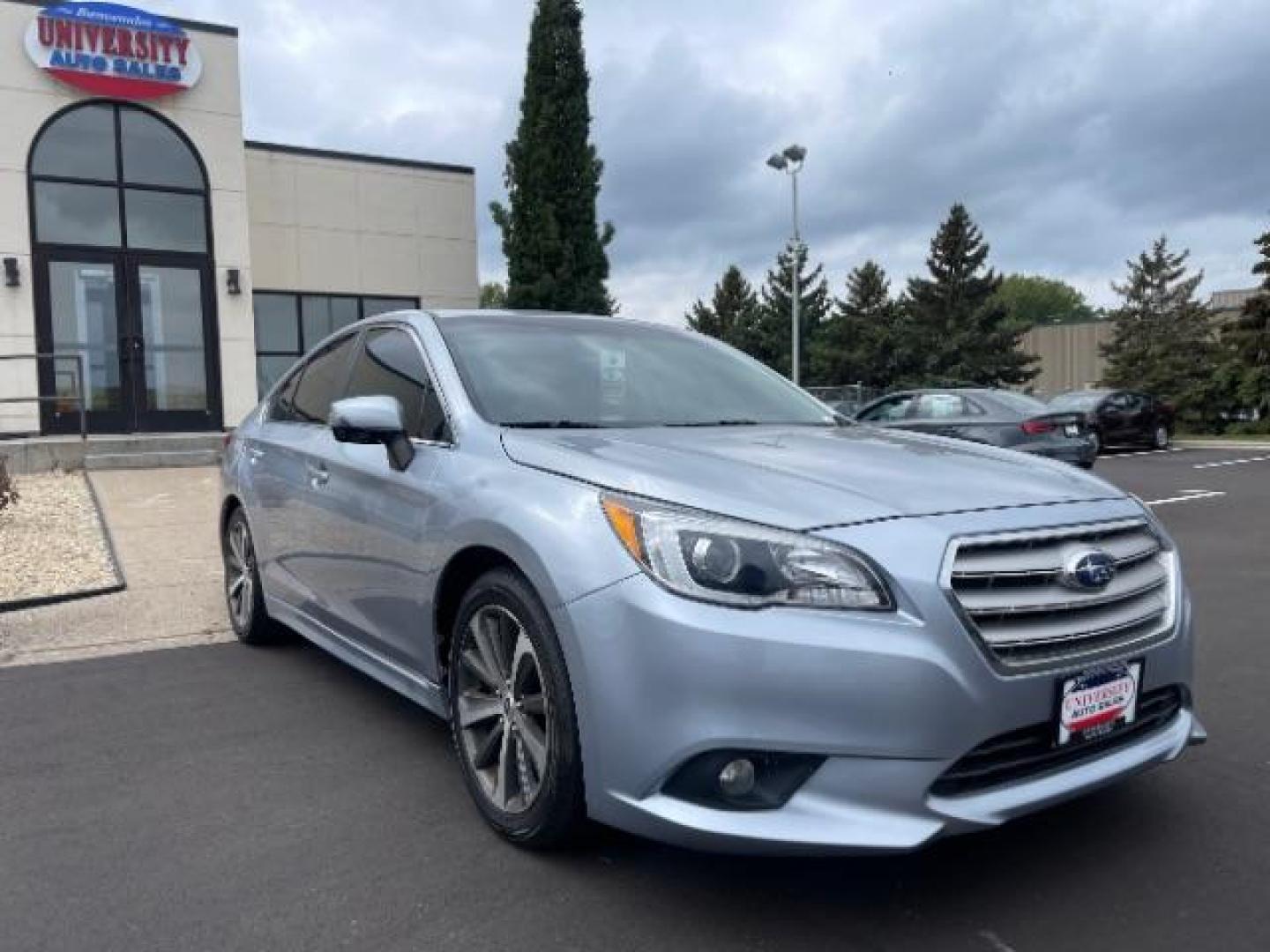 2016 Ice Silver Metallic Subaru Legacy 2.5i Limited (4S3BNAL66G3) with an 2.5L H4 SOHC 16V engine, Continuously Variabl transmission, located at 745 S Robert St, St. Paul, MN, 55107, (651) 222-2991, 44.923389, -93.081215 - Photo#0