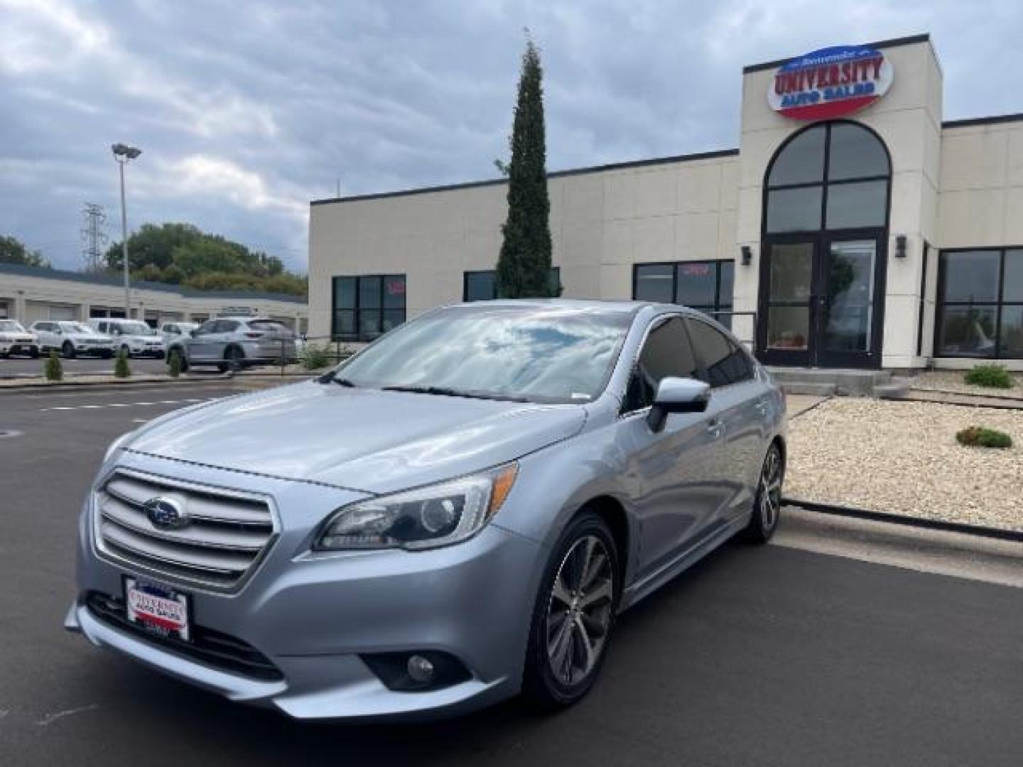 2016 Ice Silver Metallic Subaru Legacy 2.5i Limited (4S3BNAL66G3) with an 2.5L H4 SOHC 16V engine, Continuously Variabl transmission, located at 745 S Robert St, St. Paul, MN, 55107, (651) 222-2991, 44.923389, -93.081215 - Photo#1