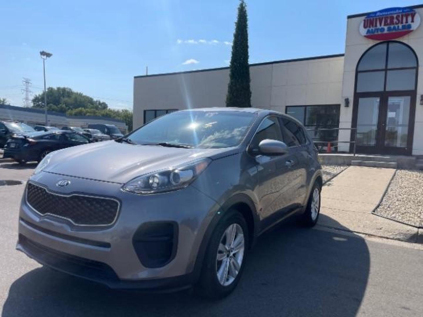 2018 Mineral Silver Kia Sportage LX FWD (KNDPM3AC1J7) with an 2.4L V6 DOHC 24V engine, 6-Speed Automatic transmission, located at 3301 W Hwy 13, Burnsville, MN, 55337, (952) 460-3200, 44.775333, -93.320808 - Photo#2