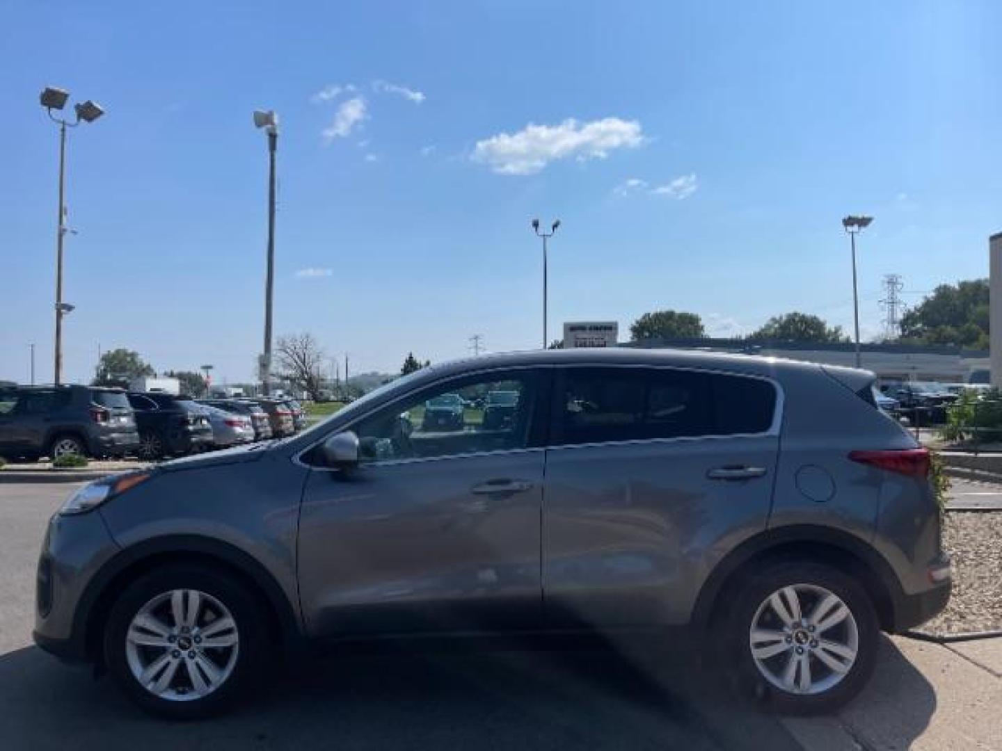 2018 Mineral Silver Kia Sportage LX FWD (KNDPM3AC1J7) with an 2.4L V6 DOHC 24V engine, 6-Speed Automatic transmission, located at 3301 W Hwy 13, Burnsville, MN, 55337, (952) 460-3200, 44.775333, -93.320808 - Photo#3