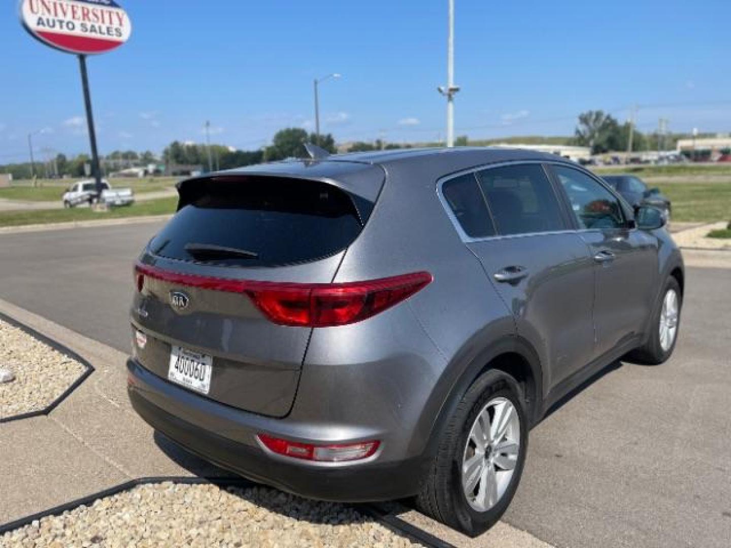 2018 Mineral Silver Kia Sportage LX FWD (KNDPM3AC1J7) with an 2.4L V6 DOHC 24V engine, 6-Speed Automatic transmission, located at 3301 W Hwy 13, Burnsville, MN, 55337, (952) 460-3200, 44.775333, -93.320808 - Photo#5