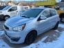 2018 Starlight Silver Mitsubishi Mirage ES CVT (ML32A3HJ9JH) with an 1.2L L3 DOHC engine, Continuously Variabl transmission, located at 745 S Robert St, St. Paul, MN, 55107, (651) 222-2991, 44.923389, -93.081215 - Photo#1