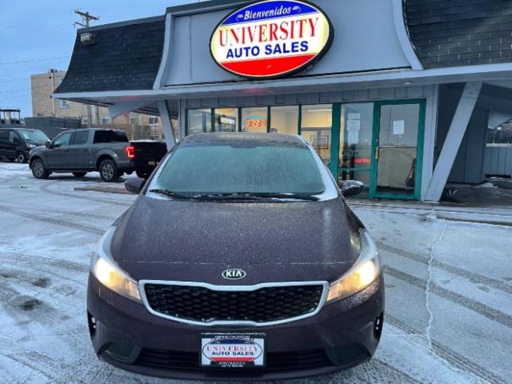 2017 Garnet Red Kia Forte LX 6A (3KPFL4A72HE) with an 2.0L L4 DOHC 16V engine, 6-Speed Automatic transmission, located at 616 E. 78th St, Richfield, MN, 55423, (612) 866-0331, 44.862831, -93.267143 - Photo #0