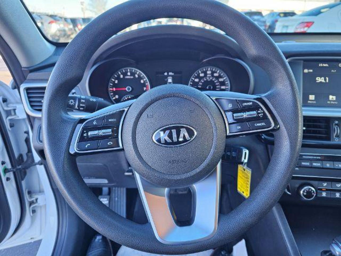 2019 Snow White Pearl Kia Optima LX (5XXGT4L38KG) with an 2.4L L4 DOHC 16V engine, 6-Speed Automatic transmission, located at 3301 W Hwy 13, Burnsville, MN, 55337, (952) 460-3200, 44.775333, -93.320808 - Photo#11