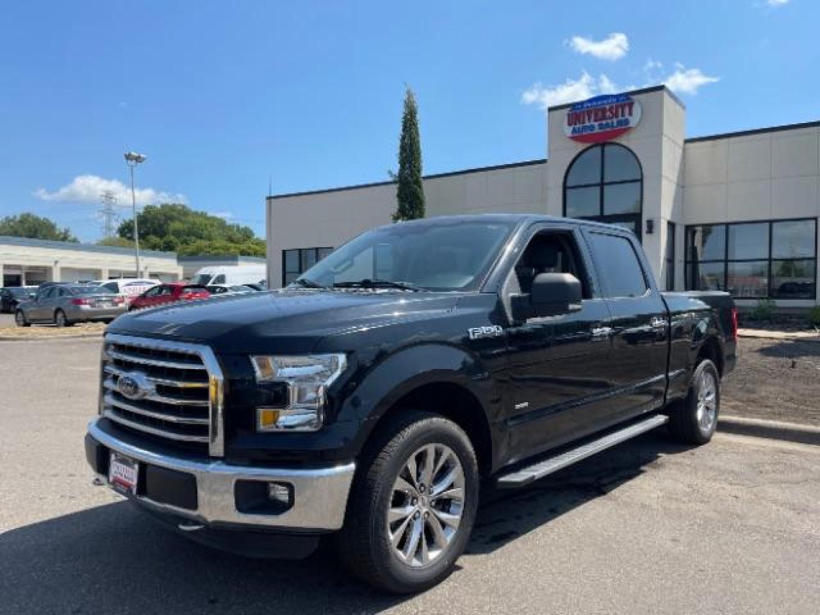 2016 Shadow Black Ford F-150 XLT SuperCrew 5.5-ft. Bed 4WD (1FTFW1EG6GK) with an 3.5 V6 engine, 6-Speed Automatic transmission, located at 3301 W Hwy 13, Burnsville, MN, 55337, (952) 460-3200, 44.775333, -93.320808 - Photo #1