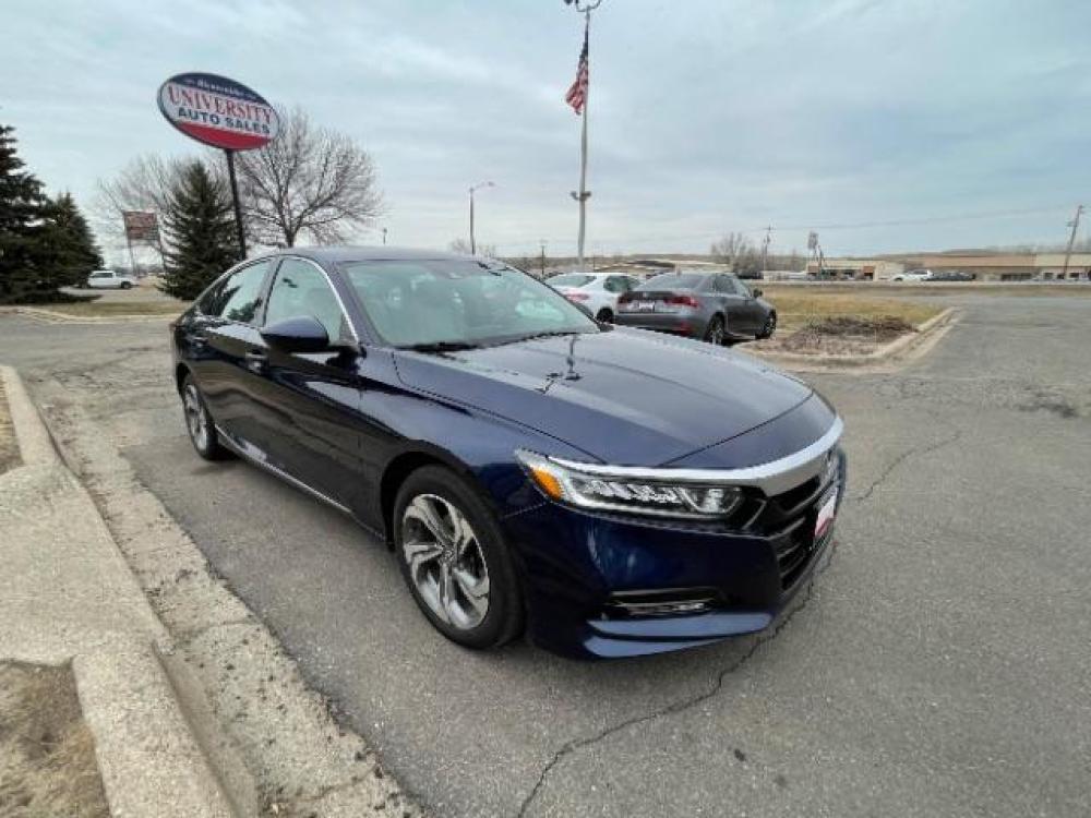2018 Obsidian Blue Pearl Honda Accord EX CVT (1HGCV1F46JA) with an 1.5L L4 DOHC 16V TURBO engine, Continuously Variable Transmission transmission, located at 616 E. 78th St, Richfield, MN, 55423, (612) 866-0331, 44.862831, -93.267143 - Photo #1