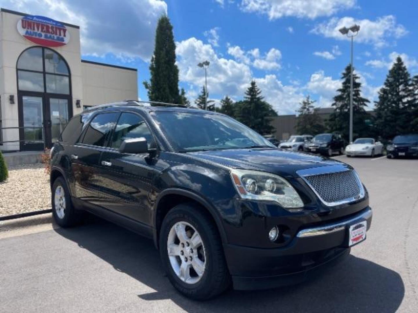 2012 Carbon Black Metalli GMC Acadia SLE-2 AWD (1GKKVPED3CJ) with an 3.6L V6 DOHC 24V engine, 6-Speed Automatic transmission, located at 3301 W Hwy 13, Burnsville, MN, 55337, (952) 460-3200, 44.775333, -93.320808 - Photo#0