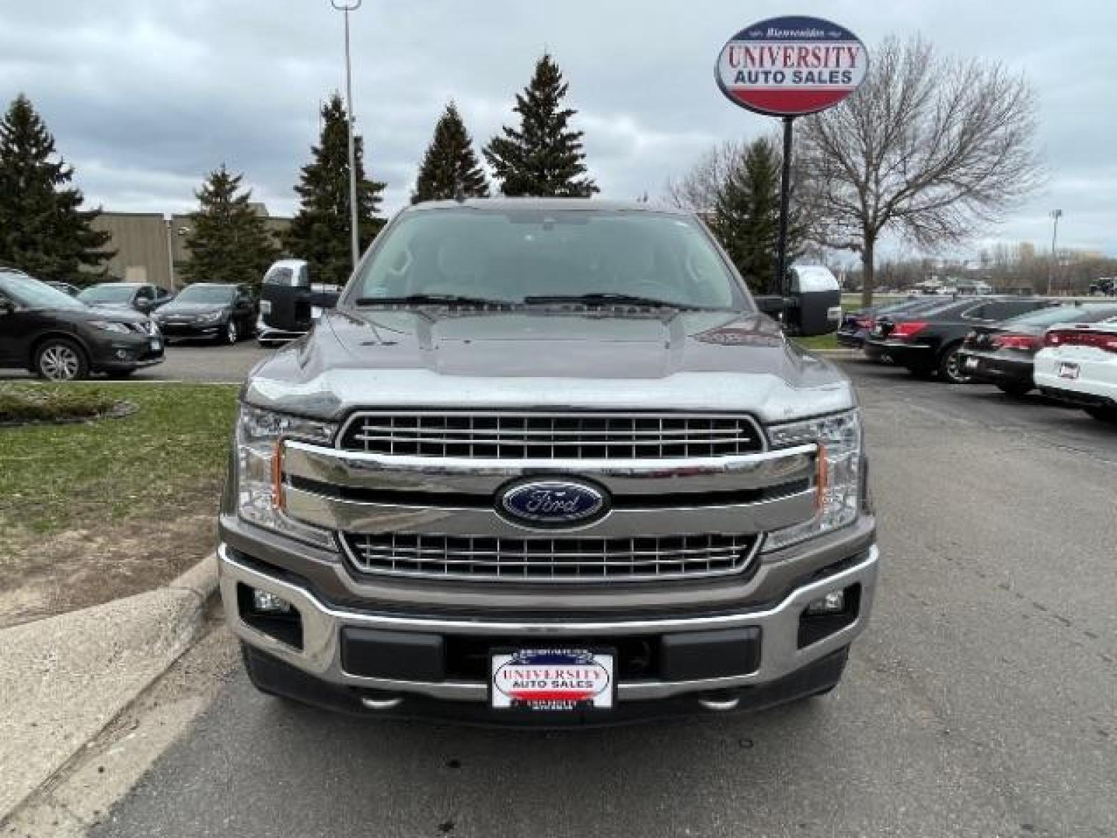 2019 Abyss Gray Metallic Ford F-150 Lariat SuperCrew 5.5-ft. Bed 4WD (1FTEW1E47KK) with an 3.5L V6 TURBO engine, located at 745 S Robert St, St. Paul, MN, 55107, (651) 222-2991, 44.923389, -93.081215 - Photo #0