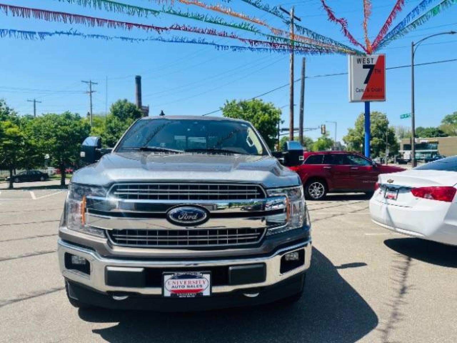 2019 Abyss Gray Metallic Ford F-150 Lariat SuperCrew 5.5-ft. Bed 4WD (1FTEW1E47KK) with an 3.5L V6 TURBO engine, located at 834 West 7th Street, St. Paul, MN, 55102, (651) 797-6393, 44.930954, -93.121559 - Photo #0