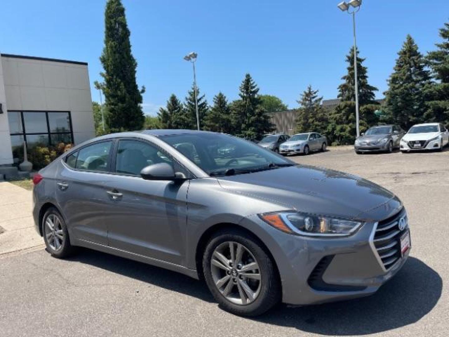 2018 Machine Gray Hyundai Elantra Limited (5NPD84LF6JH) with an 1.8L L4 DOHC 16V engine, 6-Speed Automatic transmission, located at 745 S Robert St, St. Paul, MN, 55107, (651) 222-2991, 44.923389, -93.081215 - Photo#6