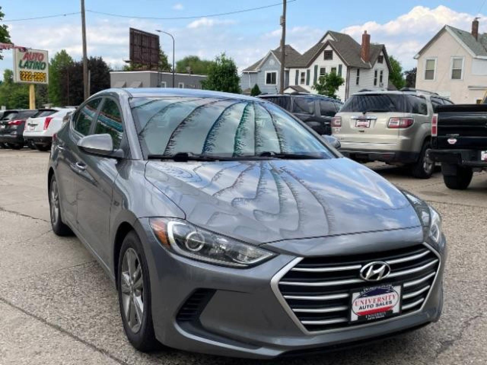 2018 Machine Gray Hyundai Elantra Limited (5NPD84LF6JH) with an 1.8L L4 DOHC 16V engine, 6-Speed Automatic transmission, located at 834 West 7th Street, St. Paul, MN, 55102, (651) 797-6393, 44.930954, -93.121559 - Photo #9