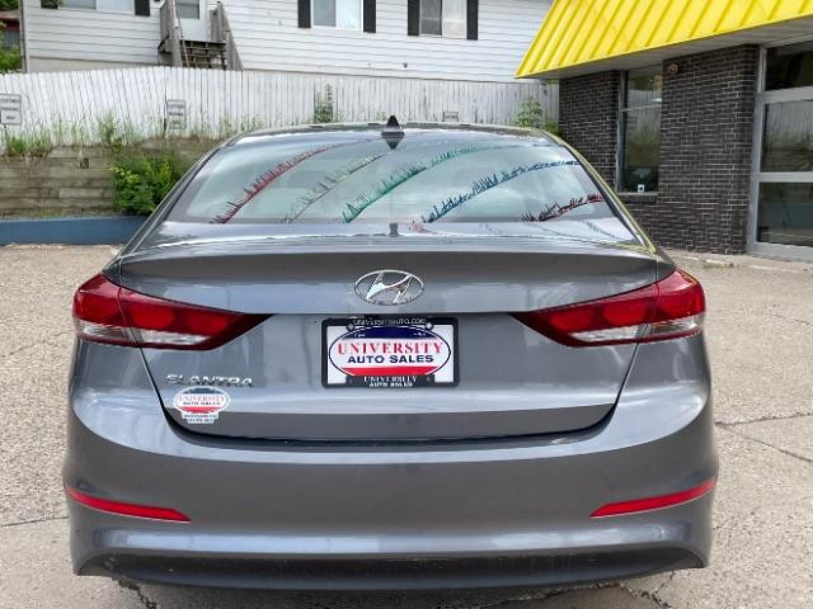2018 Machine Gray Hyundai Elantra Limited (5NPD84LF6JH) with an 1.8L L4 DOHC 16V engine, 6-Speed Automatic transmission, located at 834 West 7th Street, St. Paul, MN, 55102, (651) 797-6393, 44.930954, -93.121559 - Photo #6