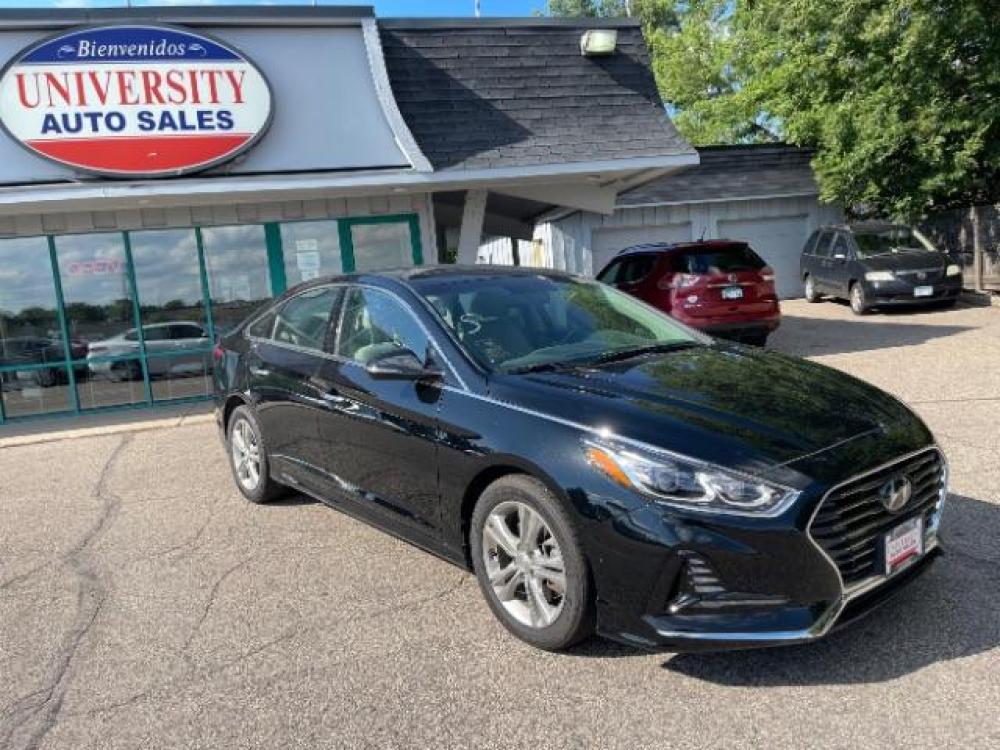2018 Phantom Black Hyundai Sonata Sport (5NPE34AF6JH) with an 2.4L L4 DOHC 16V engine, 6-Speed Automatic transmission, located at 745 S Robert St, St. Paul, MN, 55107, (651) 222-2991, 44.923389, -93.081215 - Photo #7