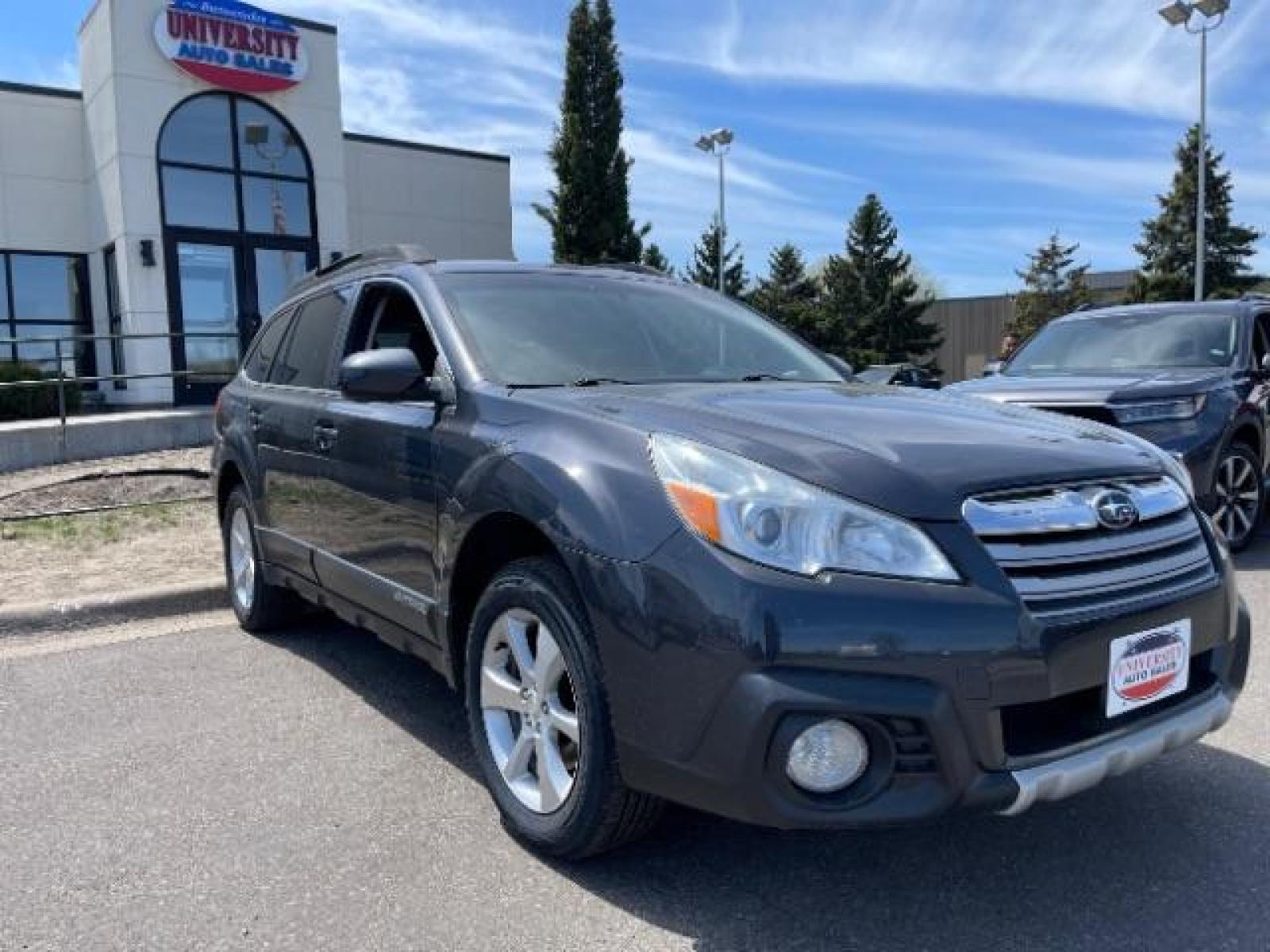 2013 Twighlight Blue Meta Subaru Outback 3.6R Limited (4S4BRDKC5D2) with an 3.6L H6 DOHC 24V engine, 5-Speed Automatic transmission, located at 745 S Robert St, St. Paul, MN, 55107, (651) 222-2991, 44.923389, -93.081215 - Photo #0