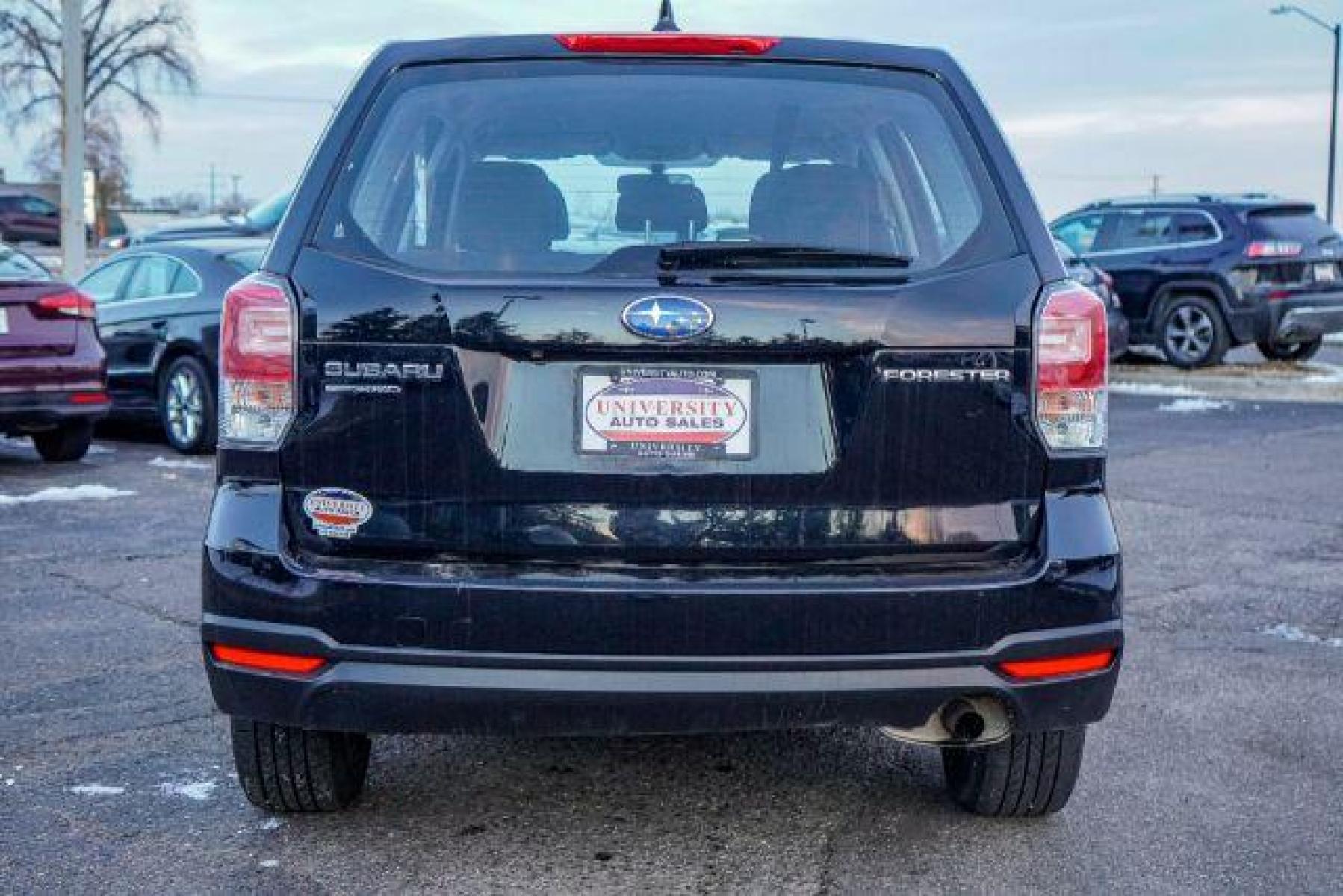 2018 Crystal Black Silica Subaru Forester 2.5i PZEV CVT (JF2SJAACXJH) with an 2.5L H4 SOHC 16V engine, Continuously Variable Transmission transmission, located at 745 S Robert St, St. Paul, MN, 55107, (651) 222-2991, 44.923389, -93.081215 - Photo #5