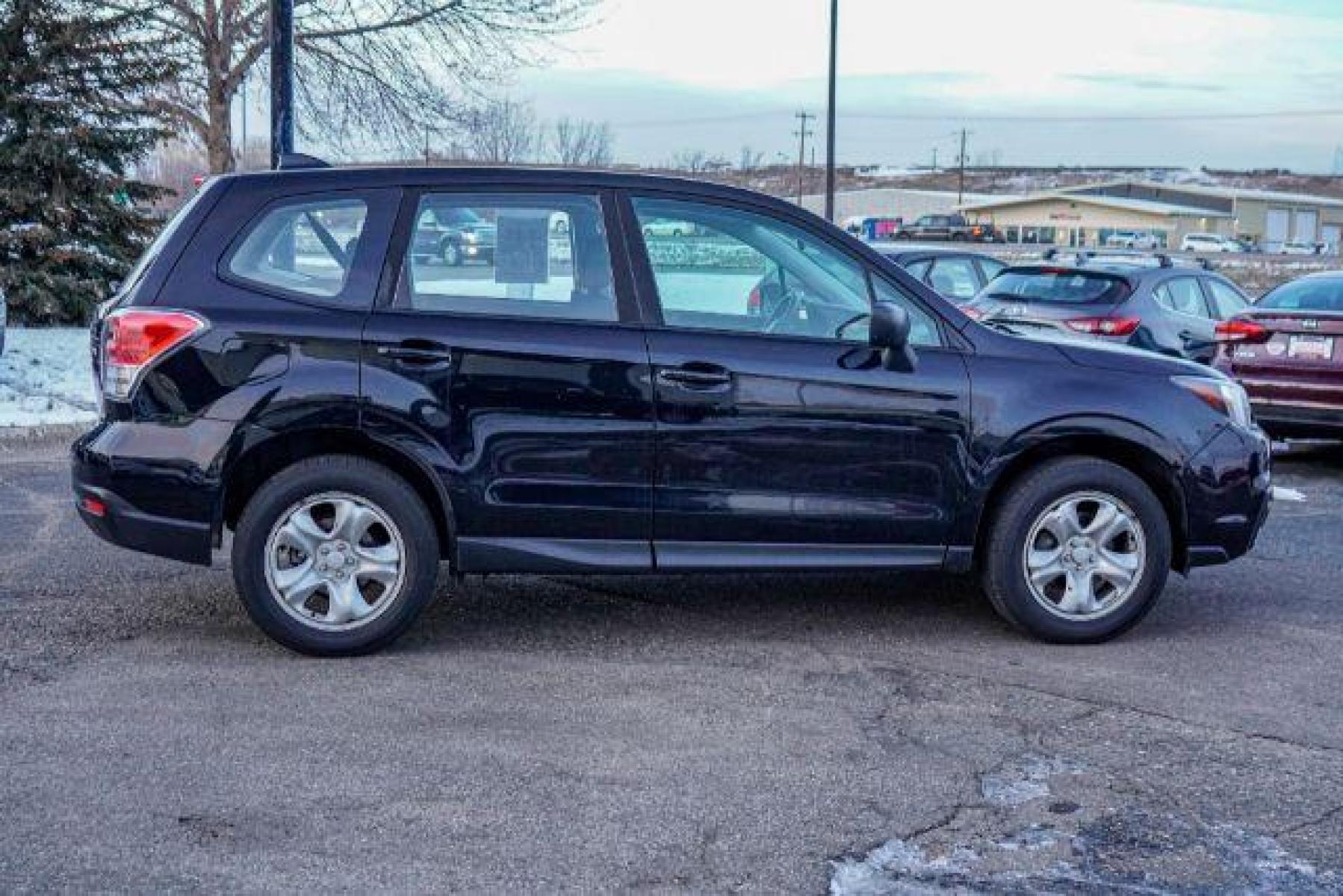 2018 Crystal Black Silica Subaru Forester 2.5i PZEV CVT (JF2SJAACXJH) with an 2.5L H4 SOHC 16V engine, Continuously Variable Transmission transmission, located at 3301 W Hwy 13, Burnsville, MN, 55337, (952) 460-3200, 44.775333, -93.320808 - Photo #7