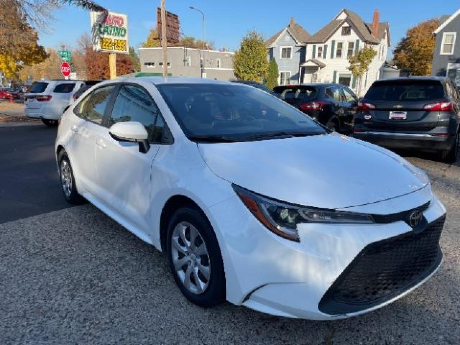 2020 Super White Toyota Corolla LE (JTDEPRAE0LJ) with an 1.8L L4 DOHC 16V engine, Continuously Variable Transmission transmission, located at 745 S Robert St, St. Paul, MN, 55107, (651) 222-2991, 44.923389, -93.081215 - Photo #27