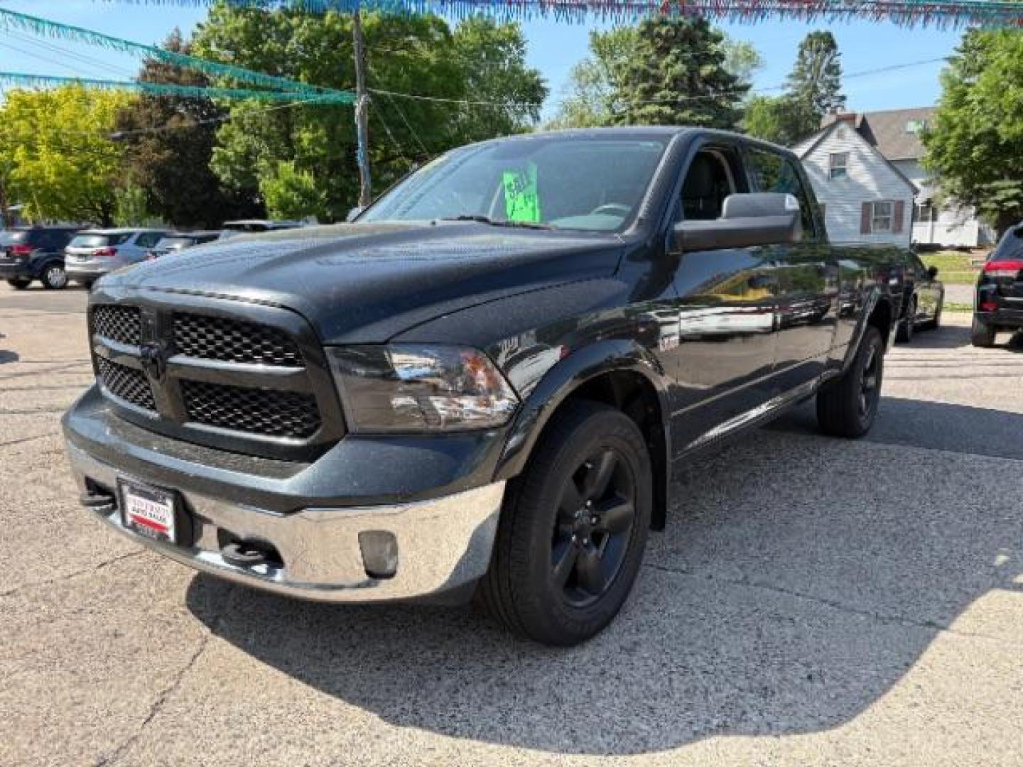 2017 BLACK RAM 1500 SLT Crew Cab LWB 4WD (1C6RR7TT6HS) with an 5.7L V8 OHV 16V engine, 8-Speed Automatic transmission, located at 745 S Robert St, St. Paul, MN, 55107, (651) 222-2991, 44.923389, -93.081215 - Photo#2