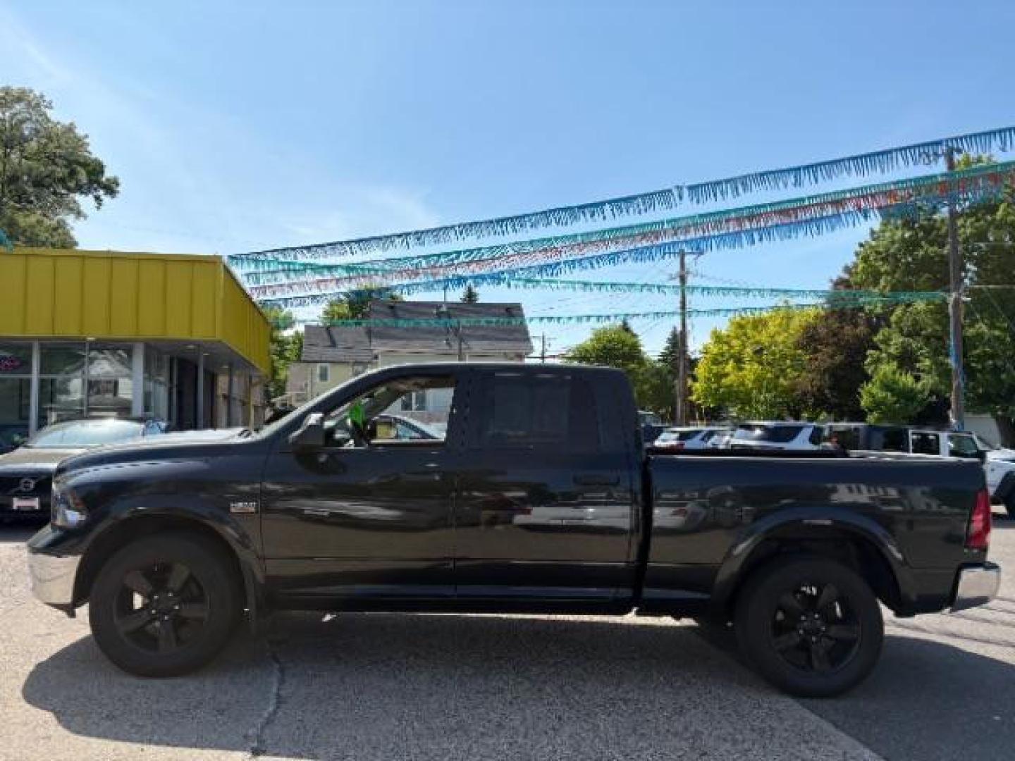 2017 BLACK RAM 1500 SLT Crew Cab LWB 4WD (1C6RR7TT6HS) with an 5.7L V8 OHV 16V engine, 8-Speed Automatic transmission, located at 745 S Robert St, St. Paul, MN, 55107, (651) 222-2991, 44.923389, -93.081215 - Photo#3