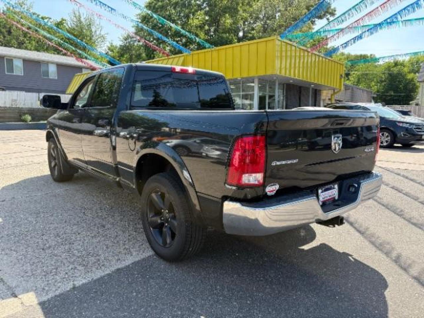 2017 BLACK RAM 1500 SLT Crew Cab LWB 4WD (1C6RR7TT6HS) with an 5.7L V8 OHV 16V engine, 8-Speed Automatic transmission, located at 745 S Robert St, St. Paul, MN, 55107, (651) 222-2991, 44.923389, -93.081215 - Photo#4