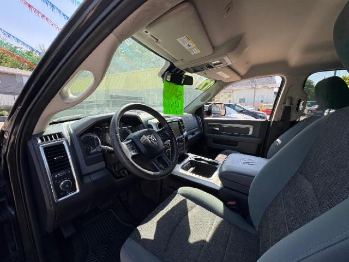 2017 BLACK RAM 1500 SLT Crew Cab LWB 4WD (1C6RR7TT6HS) with an 5.7L V8 OHV 16V engine, 8-Speed Automatic transmission, located at 745 S Robert St, St. Paul, MN, 55107, (651) 222-2991, 44.923389, -93.081215 - Photo#9