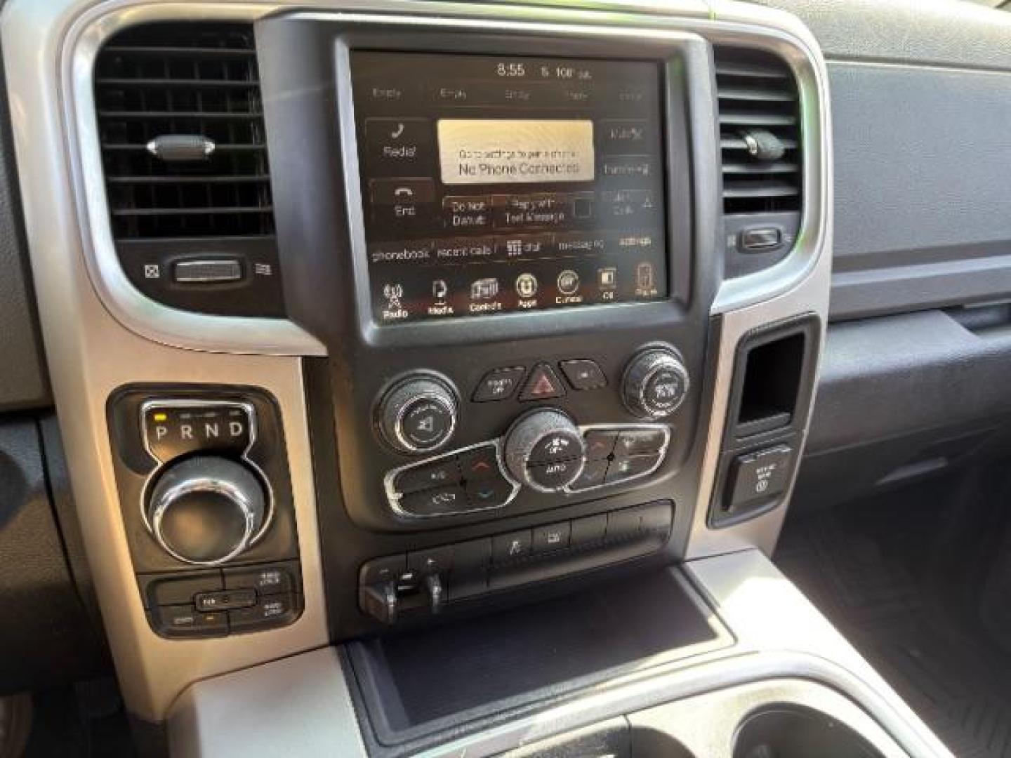 2017 BLACK RAM 1500 SLT Crew Cab LWB 4WD (1C6RR7TT6HS) with an 5.7L V8 OHV 16V engine, 8-Speed Automatic transmission, located at 745 S Robert St, St. Paul, MN, 55107, (651) 222-2991, 44.923389, -93.081215 - Photo#14