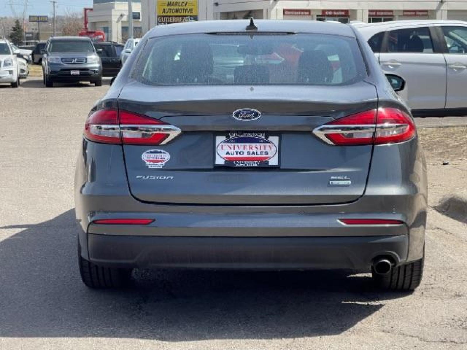 2020 GREY Ford Fusion SEL (3FA6P0CD6LR) with an 1.5L L4 DOHC 16V engine, 6-Speed Automatic transmission, located at 3301 W Hwy 13, Burnsville, MN, 55337, (952) 460-3200, 44.775333, -93.320808 - Photo #1
