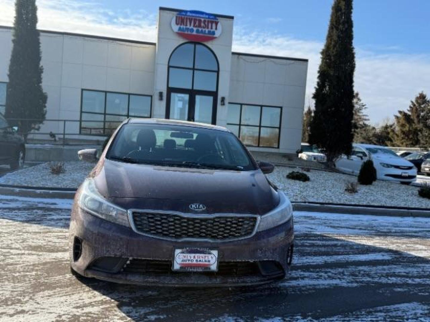 2017 Garnet Red Kia Forte LX 6M (3KPFK4A75HE) with an 2.0L L4 DOHC 16V engine, located at 3301 W Hwy 13, Burnsville, MN, 55337, (952) 460-3200, 44.775333, -93.320808 - Photo#1