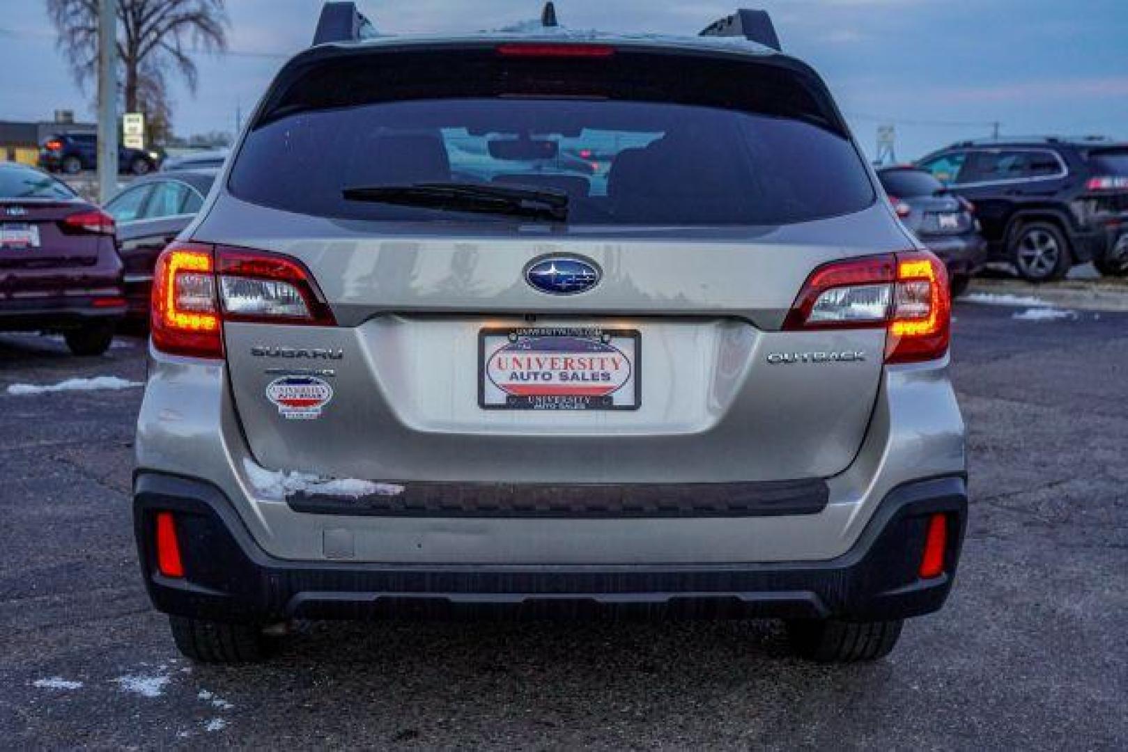 2018 Tungsten Metallic Subaru Outback 2.5i Premium (4S4BSAFC6J3) with an 2.5L H4 DOHC 16V engine, Continuously Variable Transmission transmission, located at 3301 W Hwy 13, Burnsville, MN, 55337, (952) 460-3200, 44.775333, -93.320808 - Photo#5