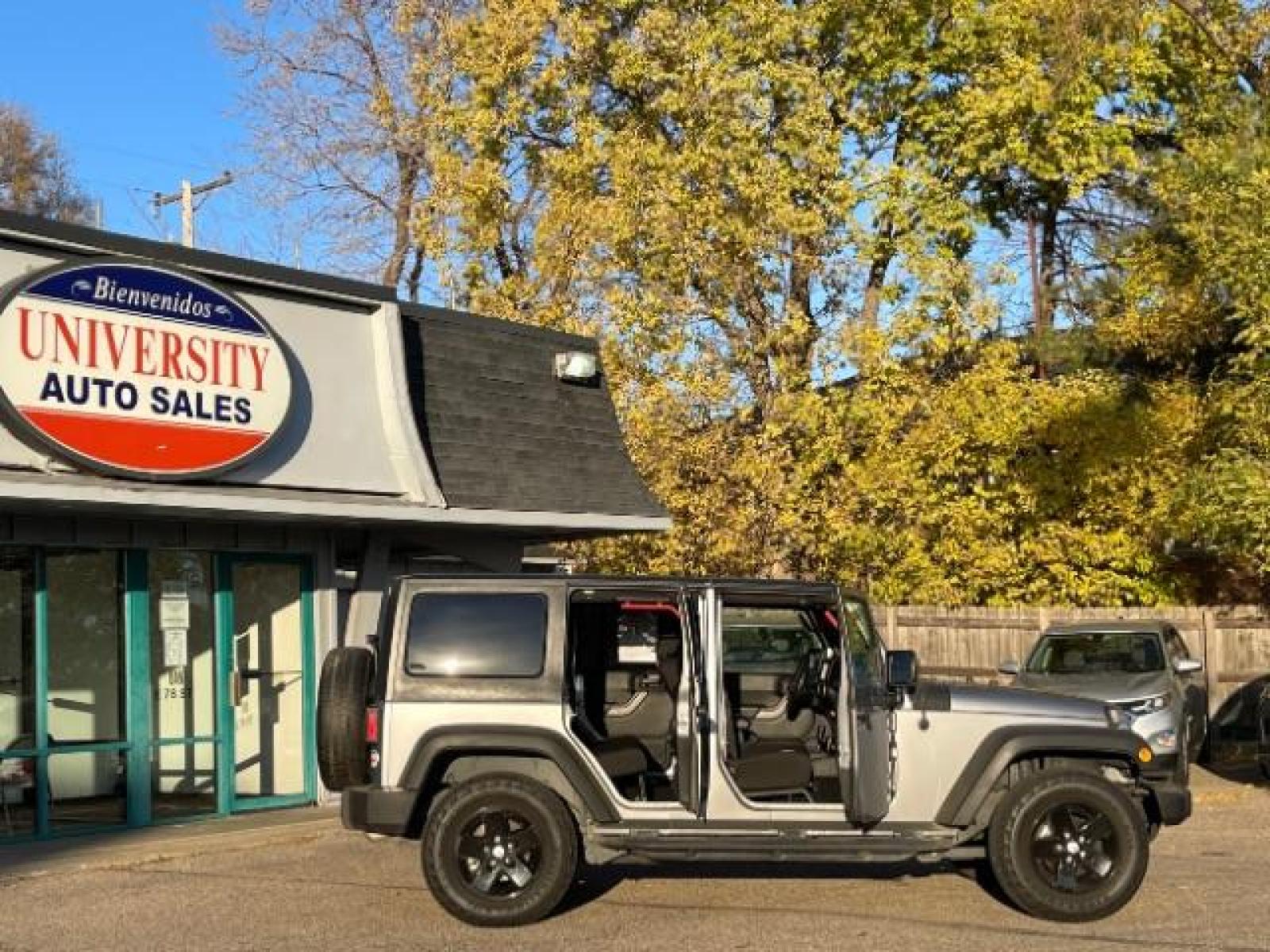 2017 Billet Silver Metallic Clear Coat Jeep Wrangler Unlimited Sport 4WD (1C4HJWDG8HL) with an 3.6L V6 DOHC 24V FFV engine, located at 616 E. 78th St, Richfield, MN, 55423, (612) 866-0331, 44.862831, -93.267143 - Photo #22