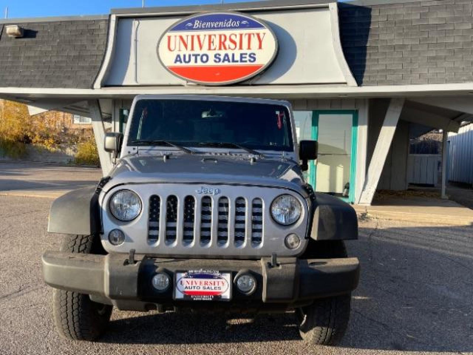 2017 Billet Silver Metallic Clear Coat Jeep Wrangler Unlimited Sport 4WD (1C4HJWDG8HL) with an 3.6L V6 DOHC 24V FFV engine, located at 745 S Robert St, St. Paul, MN, 55107, (651) 222-2991, 44.923389, -93.081215 - Photo #2