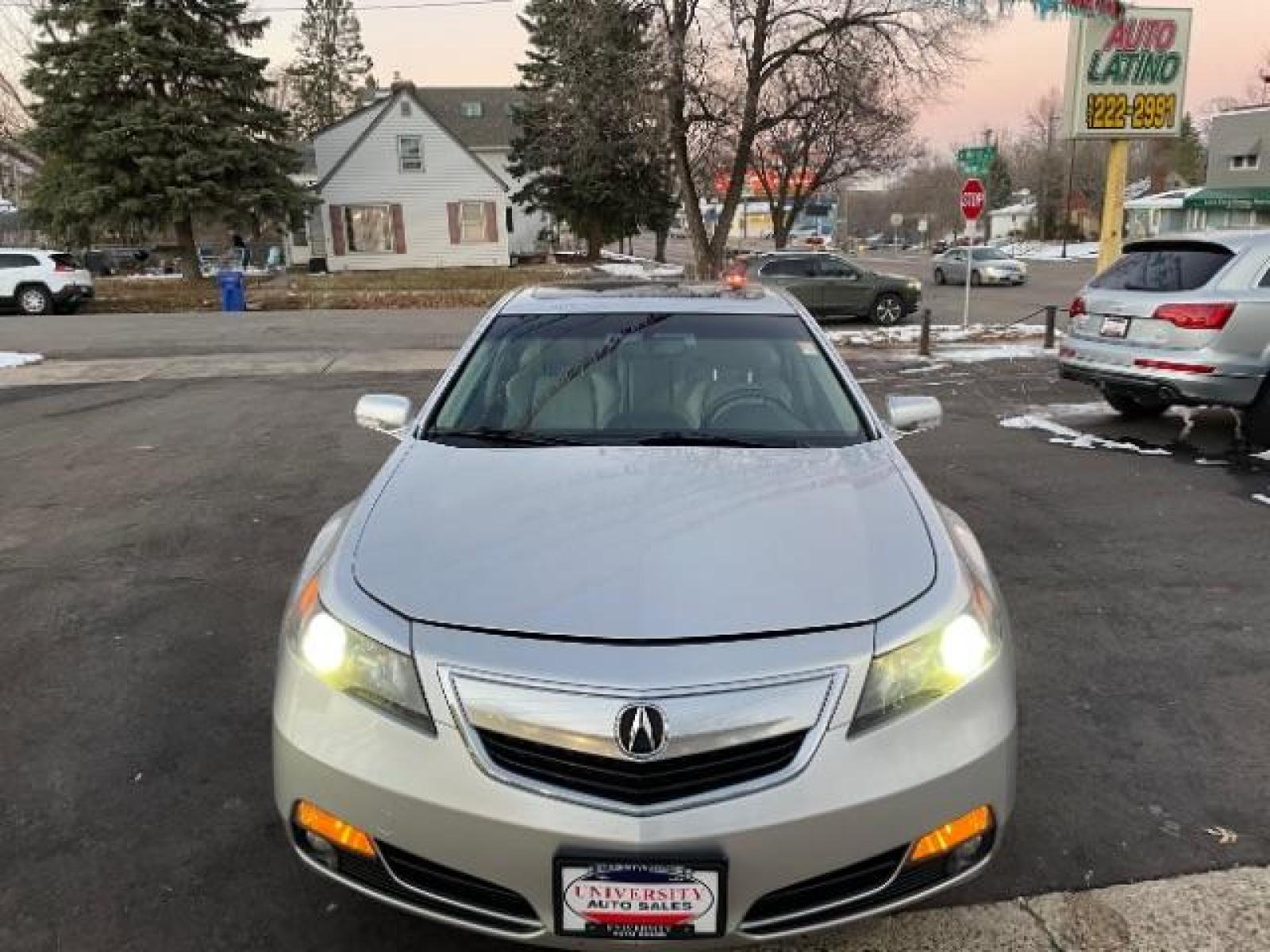 2013 Silver Moon Metallic Acura TL 6-Speed AT SH-AWD with Tech Package (19UUA9F5XDA) with an 3.5L V6 SOHC 24V engine, 6-Speed Automatic transmission, located at 3301 W Hwy 13, Burnsville, MN, 55337, (952) 460-3200, 44.775333, -93.320808 - Photo #0