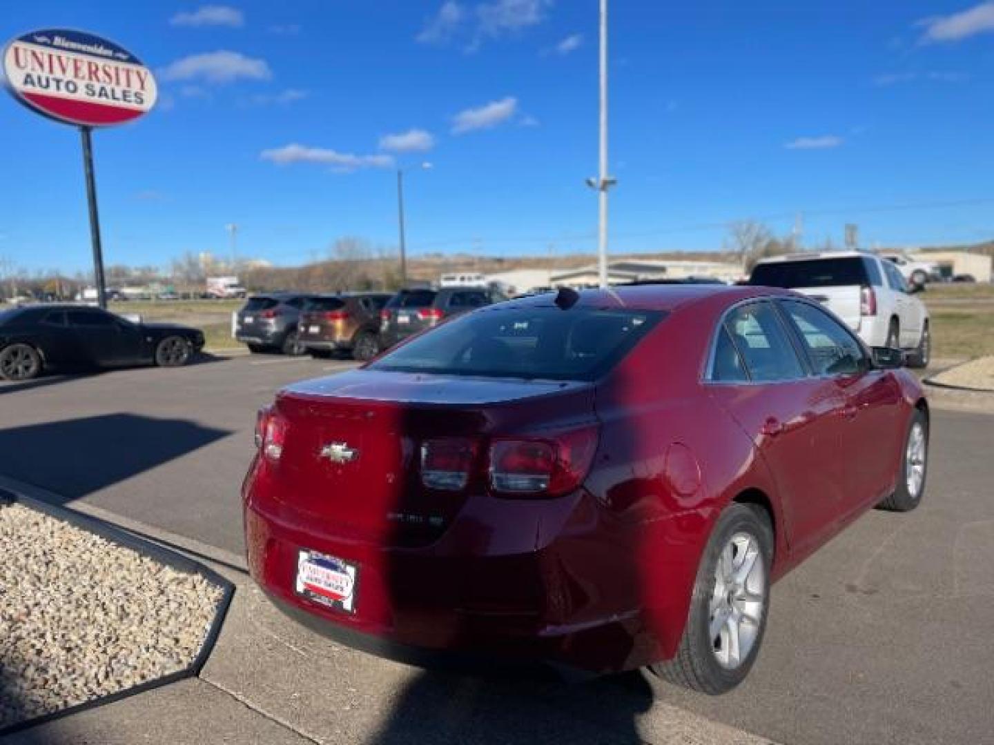 2013 Crystal Red Tintcoat Chevrolet Malibu ECO 2SA (1G11F5RR5DF) with an 2.4L L4 DOHC 16V engine, 6-Speed Automatic transmission, located at 745 S Robert St, St. Paul, MN, 55107, (651) 222-2991, 44.923389, -93.081215 - Photo#3