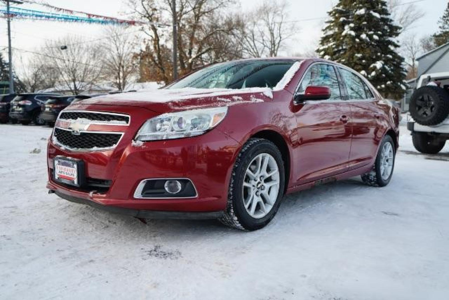 2013 Crystal Red Tintcoat Chevrolet Malibu ECO 2SA (1G11F5RR5DF) with an 2.4L L4 DOHC 16V engine, 6-Speed Automatic transmission, located at 616 E. 78th St, Richfield, MN, 55423, (612) 866-0331, 44.862831, -93.267143 - Photo #2