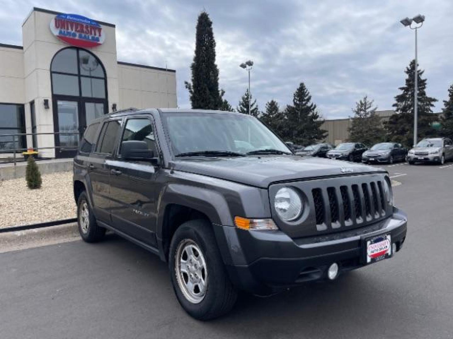 2016 GRAY Jeep Patriot Sport 4WD (1C4NJRBB0GD) with an 2.4L L4 DOHC 16V engine, located at 745 S Robert St, St. Paul, MN, 55107, (651) 222-2991, 44.923389, -93.081215 - Photo#0