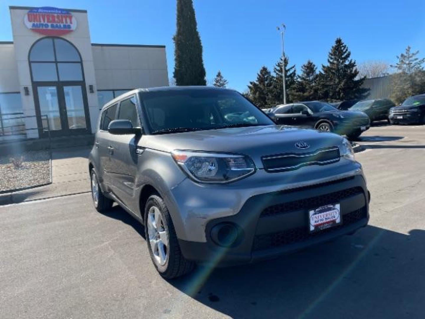 2017 GREY Kia Soul Base 6M (KNDJN2A24H7) with an 1.6L L4 DOHC 16V engine, 6-Speed Automatic transmission, located at 3301 W Hwy 13, Burnsville, MN, 55337, (952) 460-3200, 44.775333, -93.320808 - Photo#0