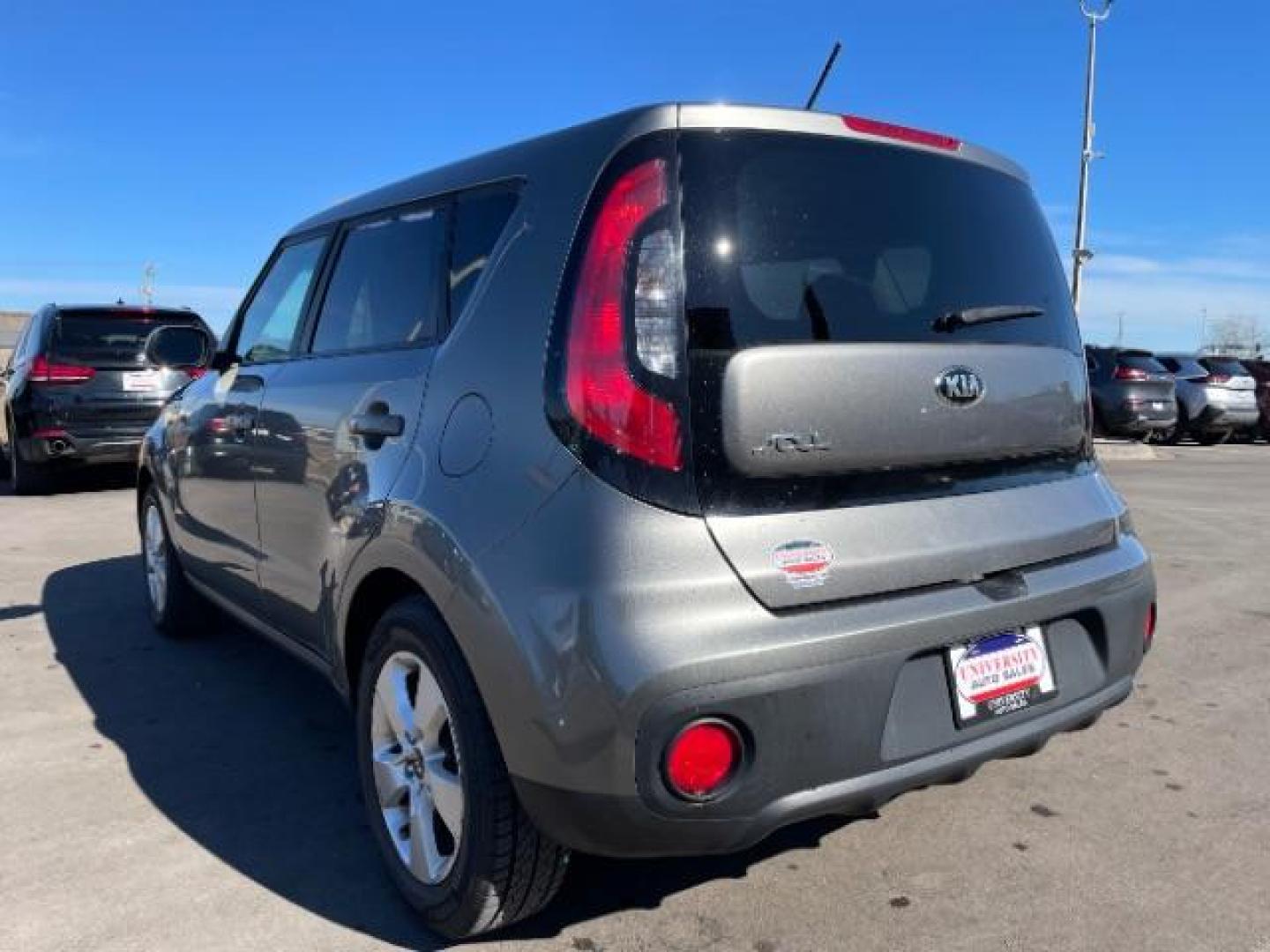 2017 GREY Kia Soul Base 6M (KNDJN2A24H7) with an 1.6L L4 DOHC 16V engine, 6-Speed Automatic transmission, located at 3301 W Hwy 13, Burnsville, MN, 55337, (952) 460-3200, 44.775333, -93.320808 - Photo#3