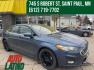 2019 Blue Metallic Ford Fusion SE (3FA6P0HD8KR) with an 1.5L L4 DOHC 16V engine, 6-Speed Automatic transmission, located at 745 S Robert St, St. Paul, MN, 55107, (651) 222-2991, 44.923389, -93.081215 - Photo#0
