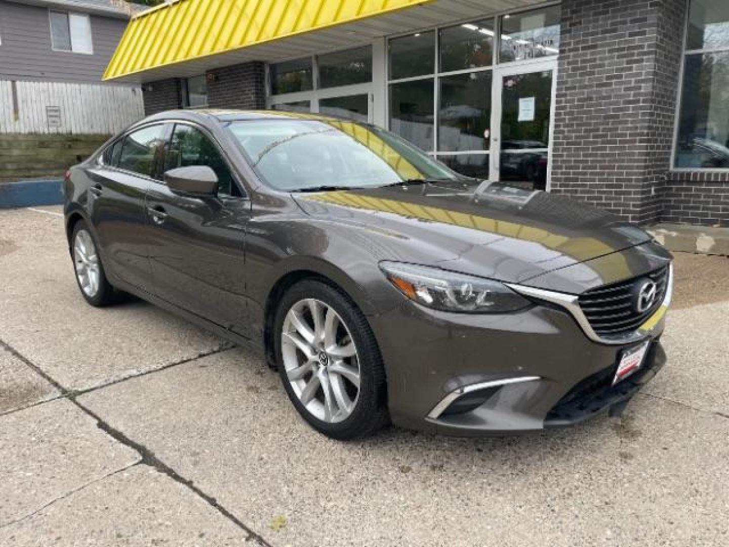 2017 BROWN Mazda Mazda6 i Touring AT (JM1GL1V56H1) with an 2.5L L4 DOHC 16V engine, 6-Speed Automatic transmission, located at 745 S Robert St, St. Paul, MN, 55107, (651) 222-2991, 44.923389, -93.081215 - Photo#2