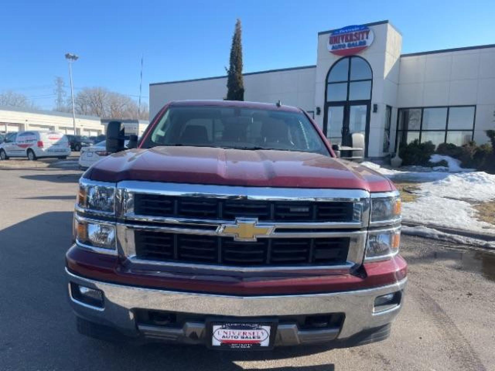 2014 Victory Red Chevrolet Silverado 1500 1LT Double Cab 4WD (1GCVKREC1EZ) with an 5.3L V8 OHV 16V engine, 6-Speed Automatic transmission, located at 3301 W Hwy 13, Burnsville, MN, 55337, (952) 460-3200, 44.775333, -93.320808 - Photo #6